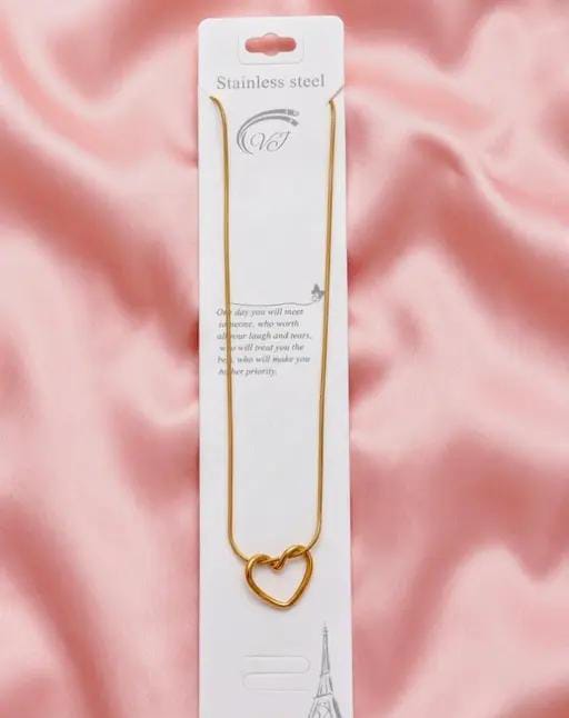 Elegant Heart Necklace Pendant – Timeless Romantic Jewelry for Women & Girls ❤️✨