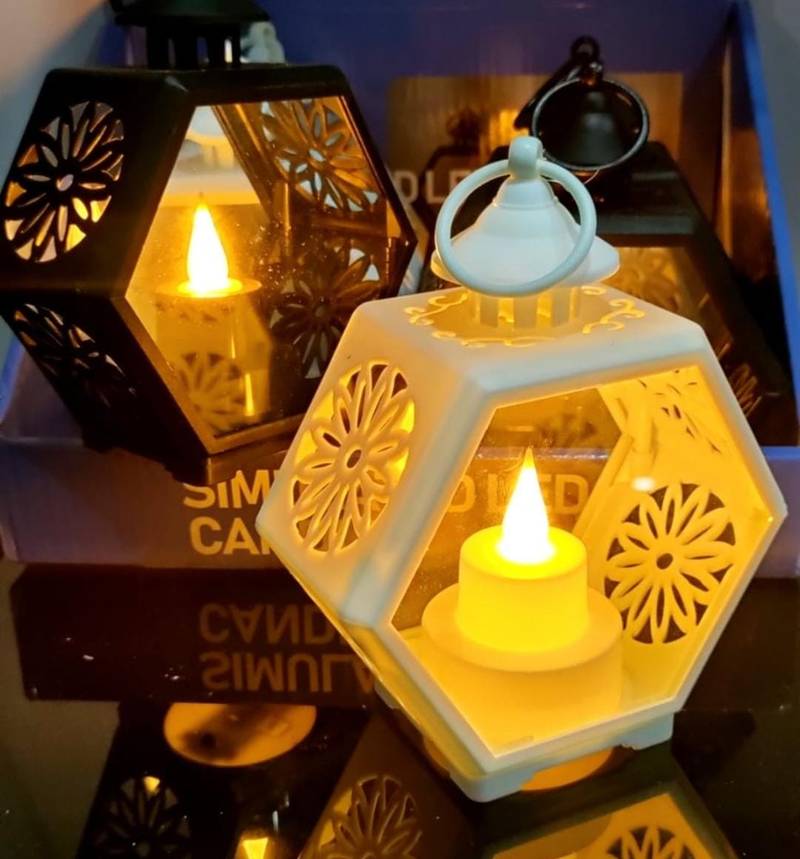 ELEGANT HEXAGON CANDLE LANTERN